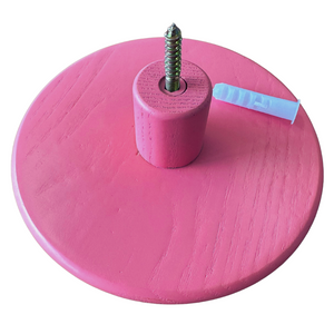 Wall Button Hook Pink