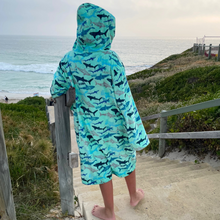 Load image into Gallery viewer, Luxe Sharky Hooded Towel