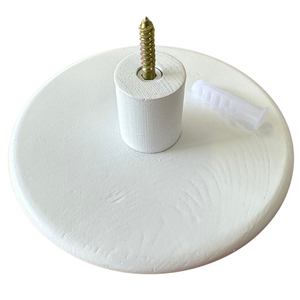 Wall Button Hook White