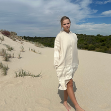 Load image into Gallery viewer, Lightweight Turkish Sand Hooded Towel