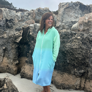 Lightweight Turkish/Terry Hooded Towel Reef