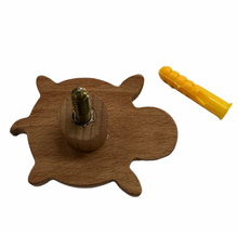 Load image into Gallery viewer, Wooden Turtle Hanging Hook