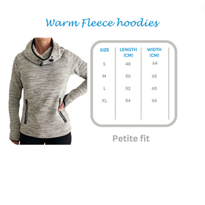 Snow Knit Fleece Hoodie - Petite Fit