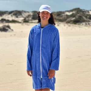 Luxe Rip Tide Hooded Towel