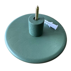 Wall Button Hook Green