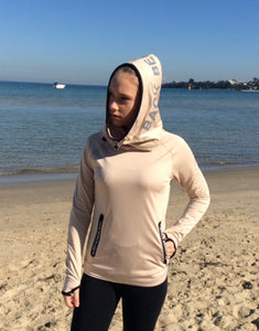 Light Fleece Latte Hoodie *SALE *