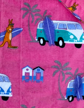 Load image into Gallery viewer, Luxe Pink Kombi Hooded Towel