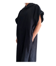 Load image into Gallery viewer, Microfibre Black Poncho