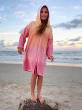 Load image into Gallery viewer, Lightweight Turkish/Terry Hooded Towel Sahara